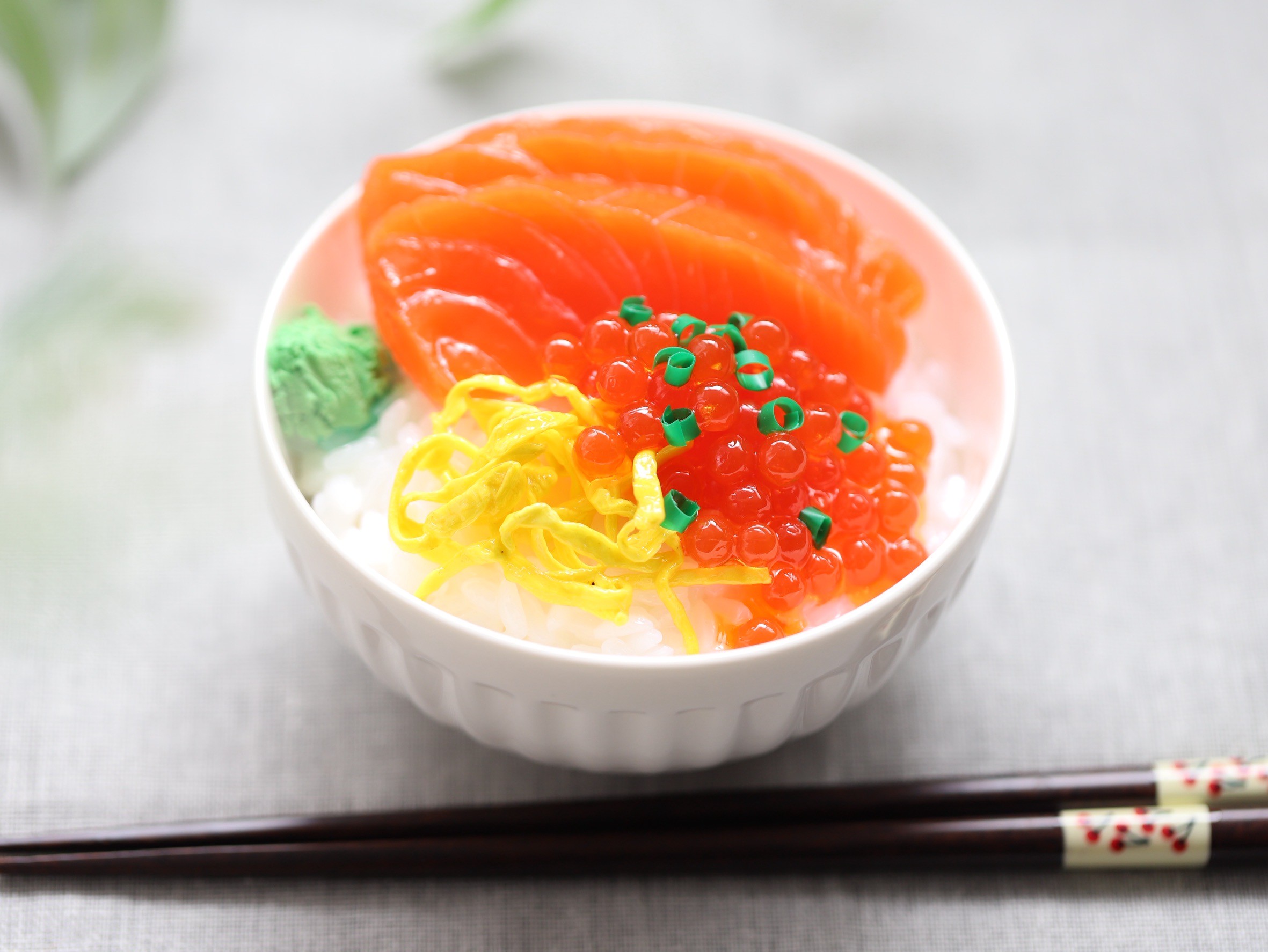 サーモンいくら丼